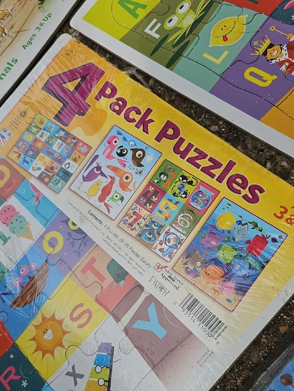 13 Alphabet & Learning Board Puzzle Set Colorful Letters Numbers Animals
